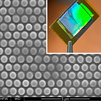 Nanoimprinted nanostructure for optical devices