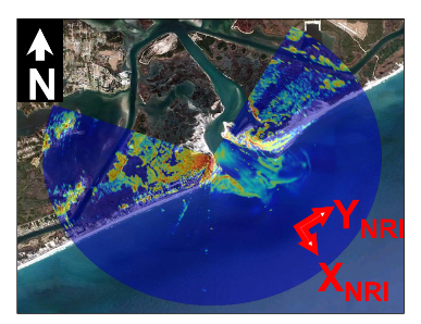 WIMR footprint overlaid on Google Earth