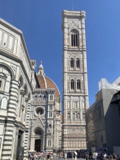 Photo of Giotto's Campinale in Florence, Italy