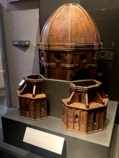 The original wooden model for Il Duomo's famous dome