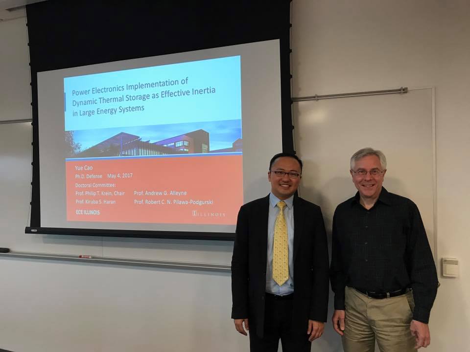 Yue Cao and Prof. Krein