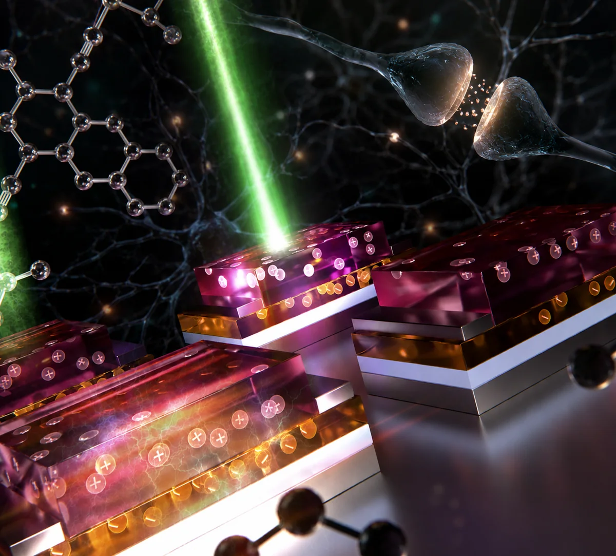 Bio-inspired photosensing, memory & computation