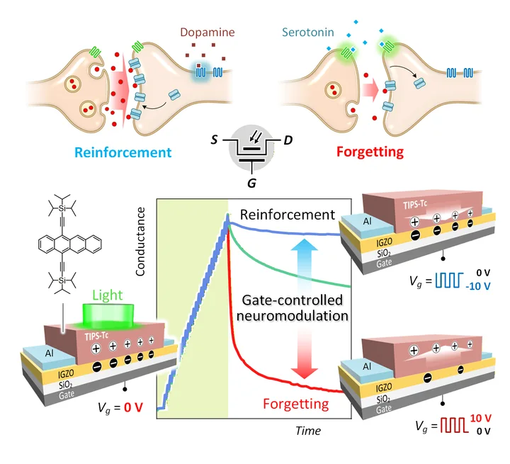 Phototransistors that sense, remember, and adapt