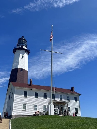 Montauk Lighthouse, the exterior of the Montauk Lighthouse.