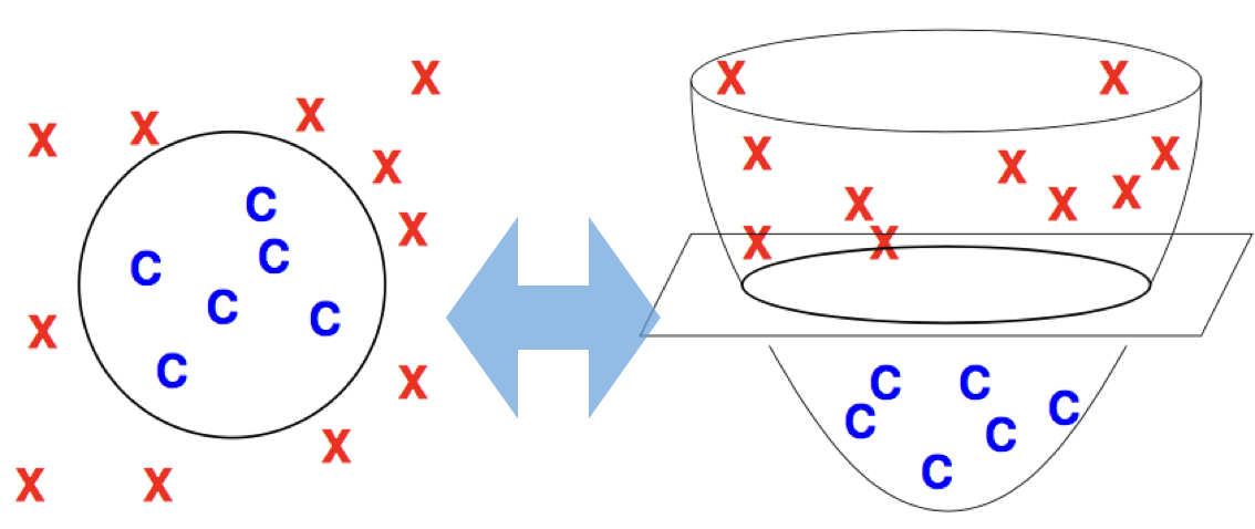 nonlinear feature map