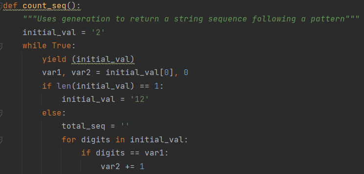 CS 162 Python Coding Project Sequence Generator Assignment Oregon State University