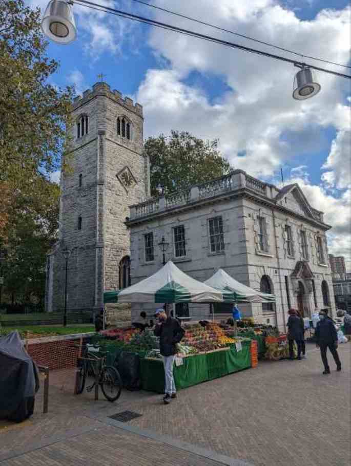 Old castle building West London