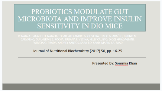 probiotic bioseminar presentation