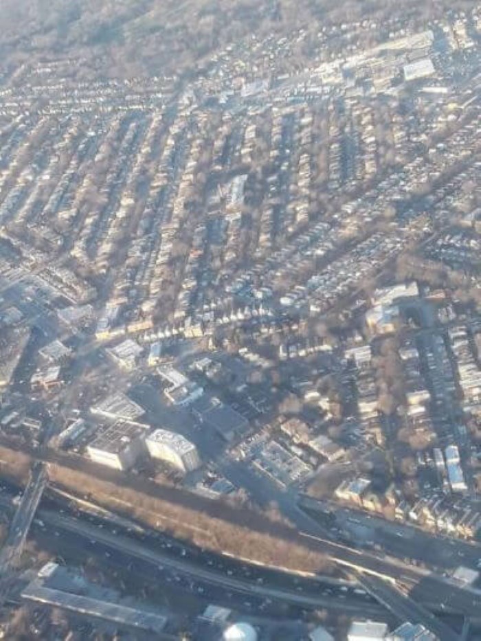 Flying over chicago on my own