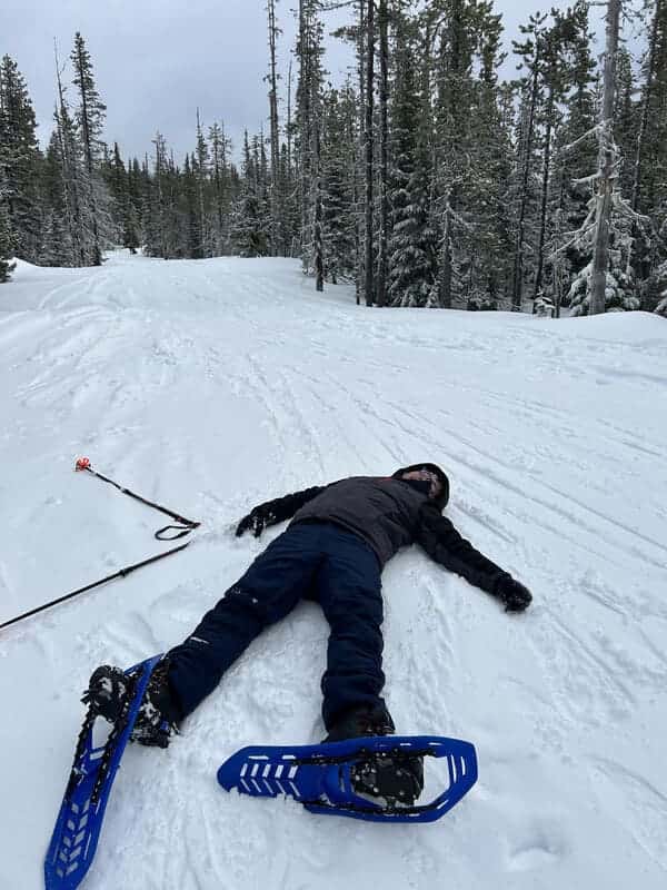 A hiking trip that I went on with my best friend. It was tiring.