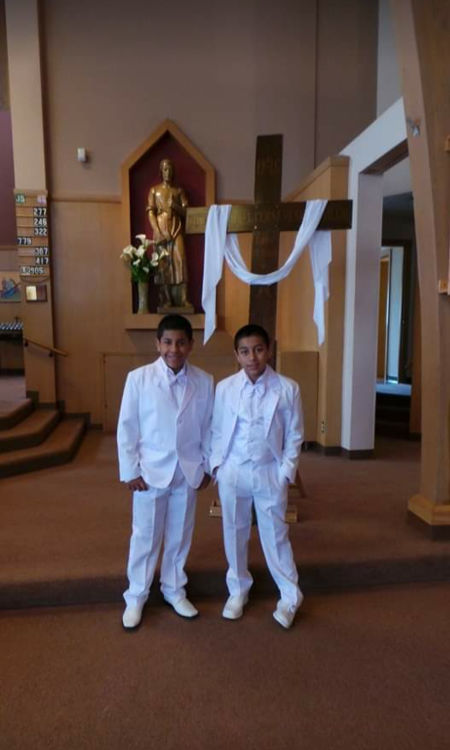 Me, my brother at our first reconciliation.