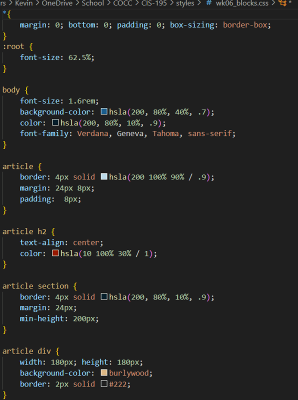 example of past C++ work.
