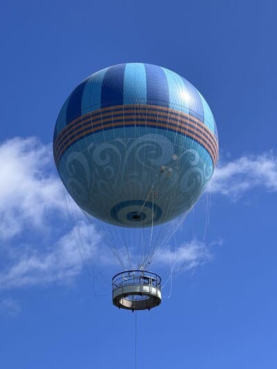 Air balloon in Disney Springs in Orlando, FL