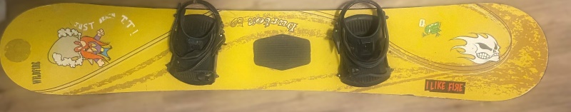 This is my snowboard, it has not seen much use lately but this winter I plan on picking it up again.