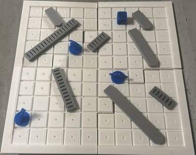 Chutes and Latter game that was 3D printed