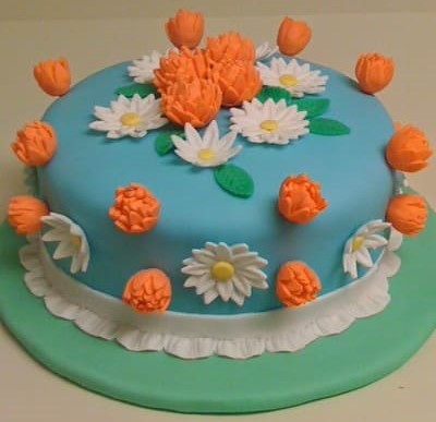 flower cake