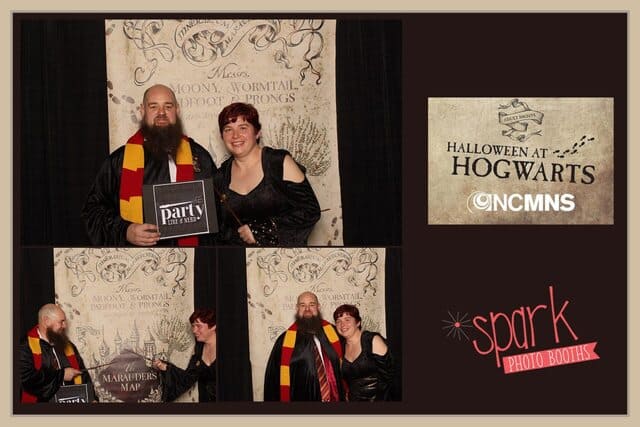 Halloween at Hogwarts Night at the Museum Collage