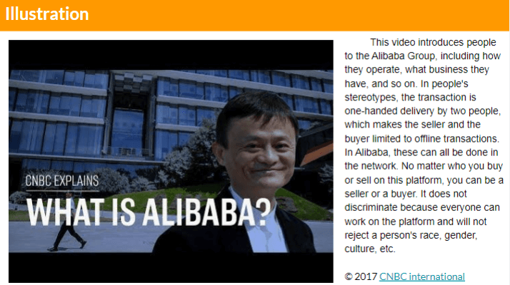 This news article about Alibaba is not an advertisement; it is a third-party endorsement, perhaps.
